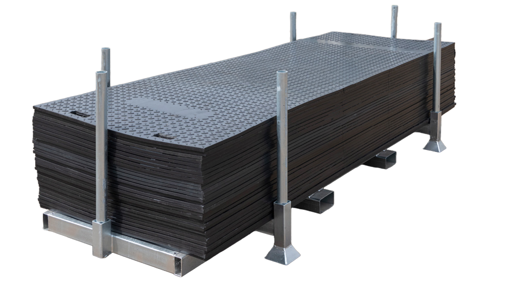 Stapelbox met Heavy Duty rijplaten