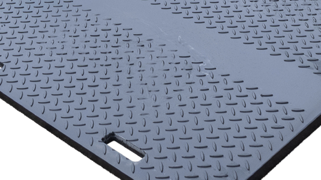 Heavy Duty rijplaat close-up
